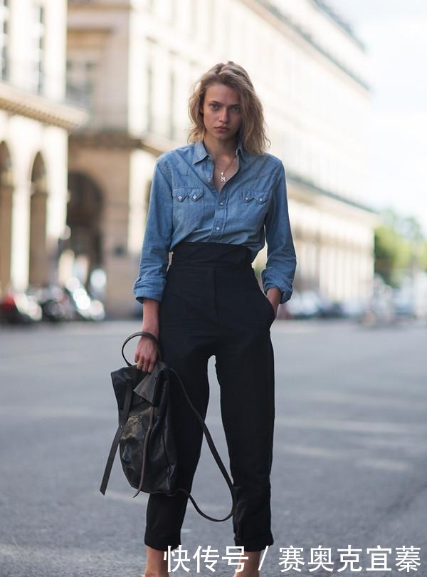  丹宁|白衬衫大势已去，“丹宁衬衫”才是今夏新团宠，舒适百搭时髦帅酷