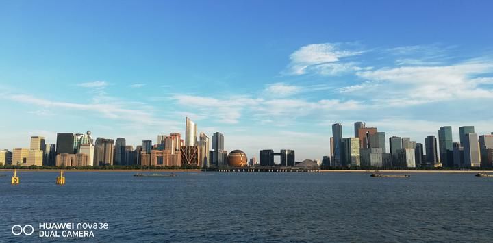 下降|现场 | 洪峰今天6点到达钱塘江滨江段,7点水位已下降