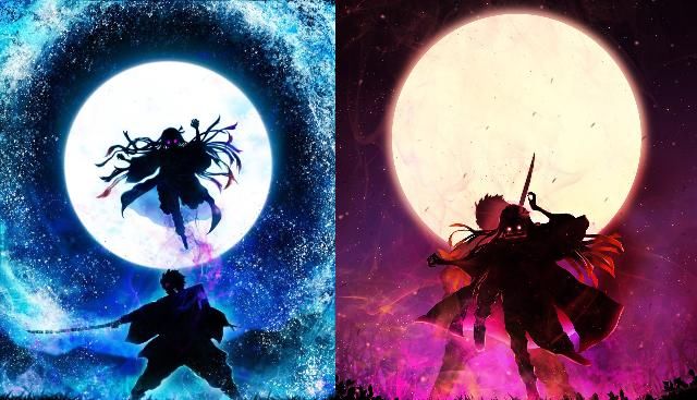  猪猪|《鬼灭之刃》绝美“背影图”，蝴蝶三姐妹又飒又虐，猪猪依然很帅