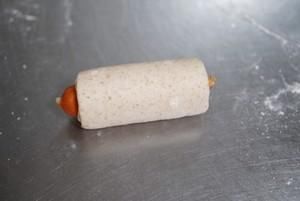  全麦|黑麦全麦香肠面包 100%全麦30%黑麦 无油无蛋无奶