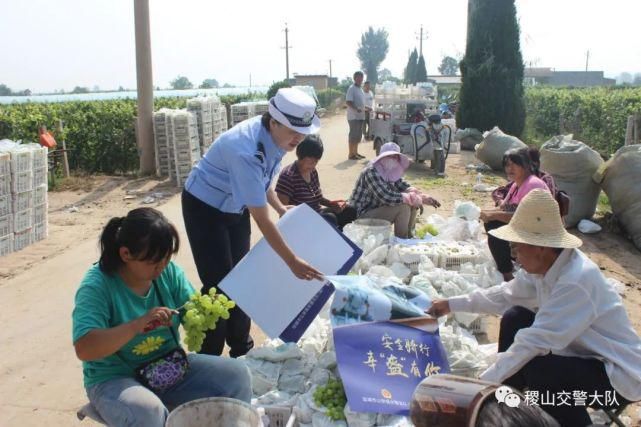 稷山|?稷山交警进葡萄园