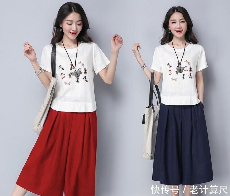  棉麻|棉麻套装就是这么美！时尚大方还显高显瘦，夏季必备款