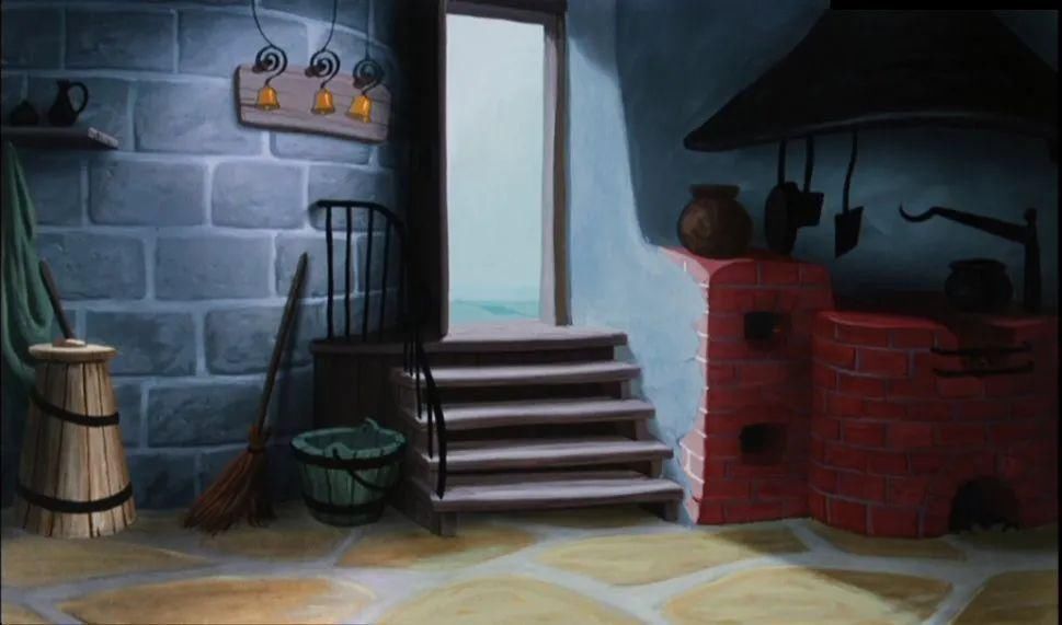 动画|迪斯尼经典动画背景美术资料公开