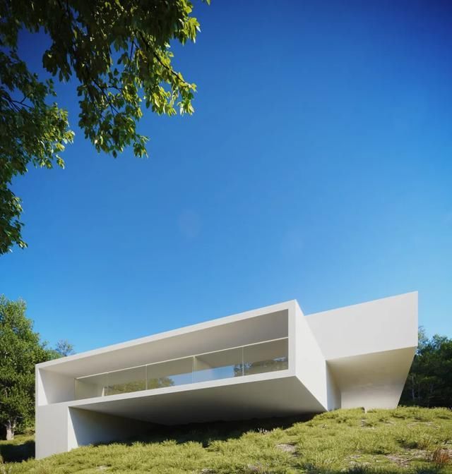  太美|太美了，白色极简主义别墅