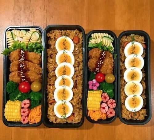 海苔饭团|日本一对兄妹的便当，吸引3万人围观，强迫症表示看起来好爽