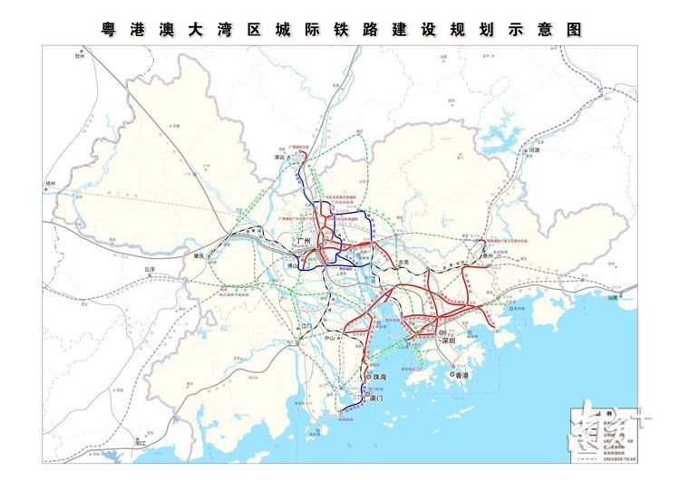 规划|粤港澳大湾区城际铁路规划获批