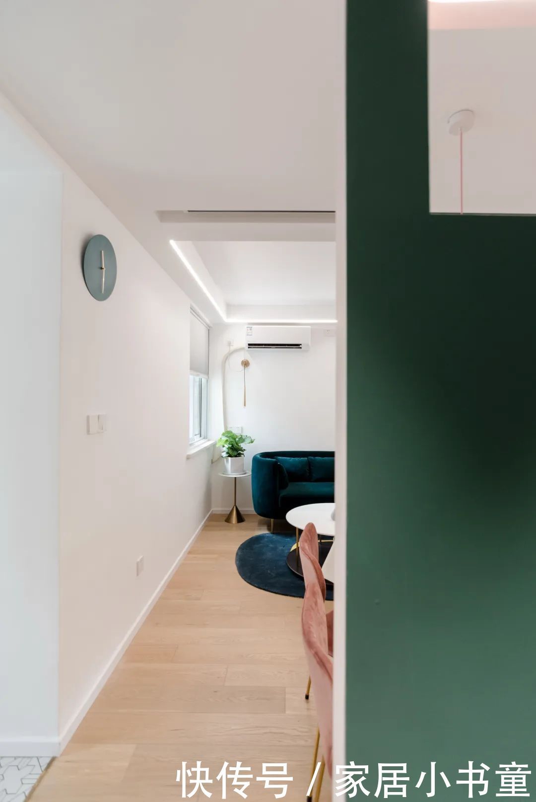 整体空间|谁说旧房改造配色不能更大胆一点!