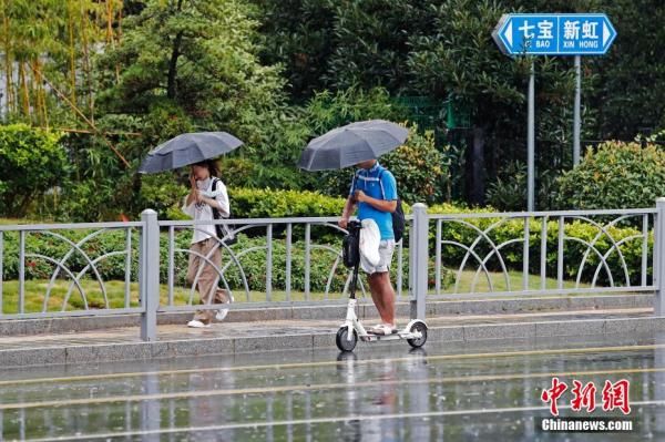 预警|上海三预警持续维持 “黑格比”影响减弱[图]