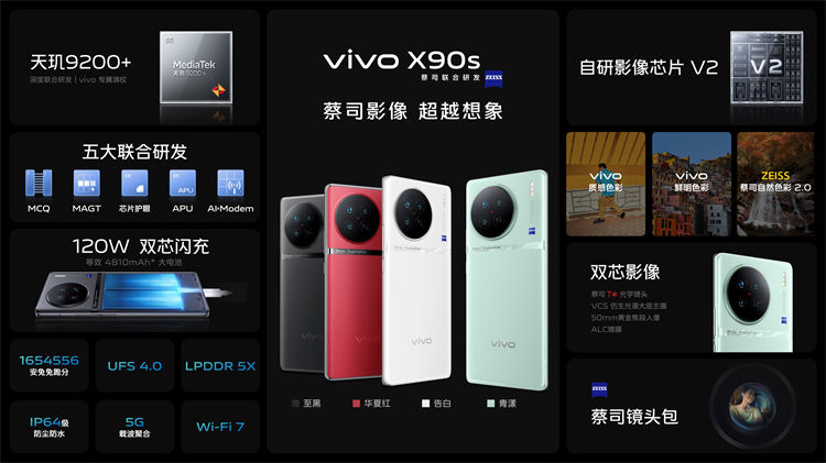 vivo X90s正式发布，加量不加价的旗舰标准款你怎么看？