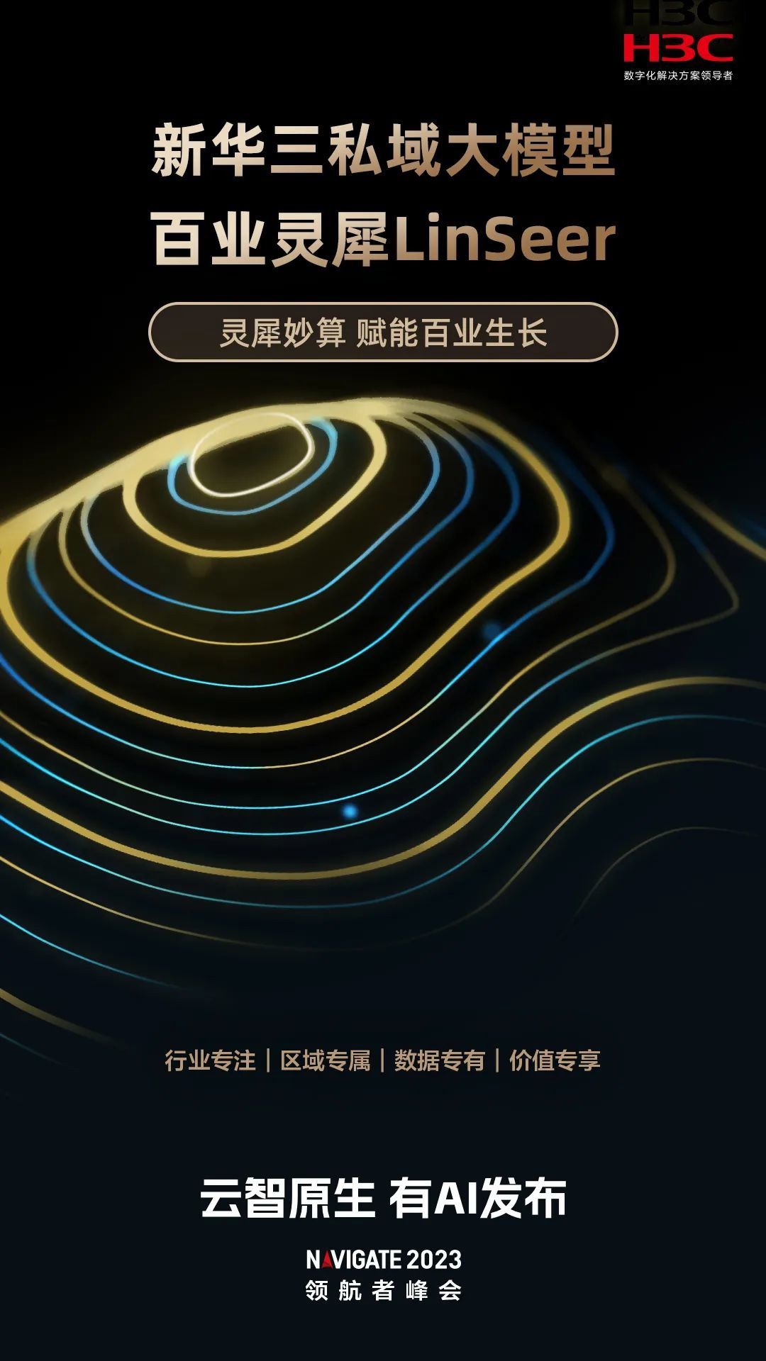 新华三发布私域大模型“百业灵犀”LinSeer，针对政企客户插图