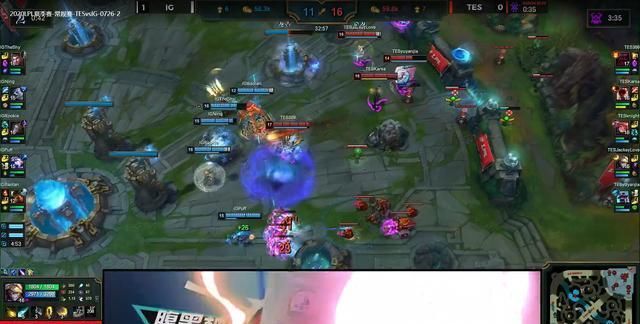  TES|LPL忍界大战尘埃落定，IG连拿两局险胜TES，积分榜第二！