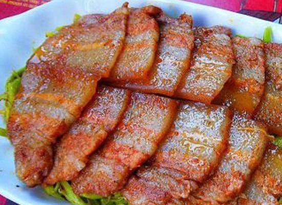 吃光|五花肉此做法实在是太好吃了，都不用放上一滴油，刚上桌就吃光了