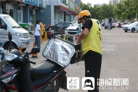  烈日|高温下的坚守丨外卖小哥：让烈日为新鲜美味加温