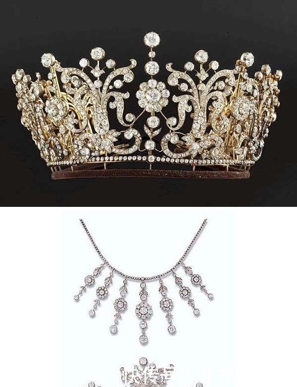 戴着|英女王妹妹的华美皇冠,各个价值连城,有一顶绿松石皇冠不知去向