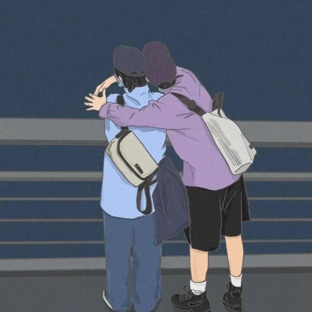  孤独|情侣头像丨你不孤独，你有我