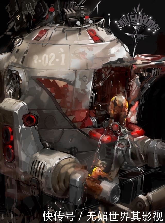 变形金刚|适合做壁纸的机甲插画,喜欢高达还是变形金刚呢?