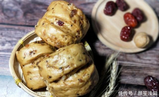 红糖馒头|白馒头吃腻了,换种新花样,香甜可口,蓬松柔软,比面包还好吃