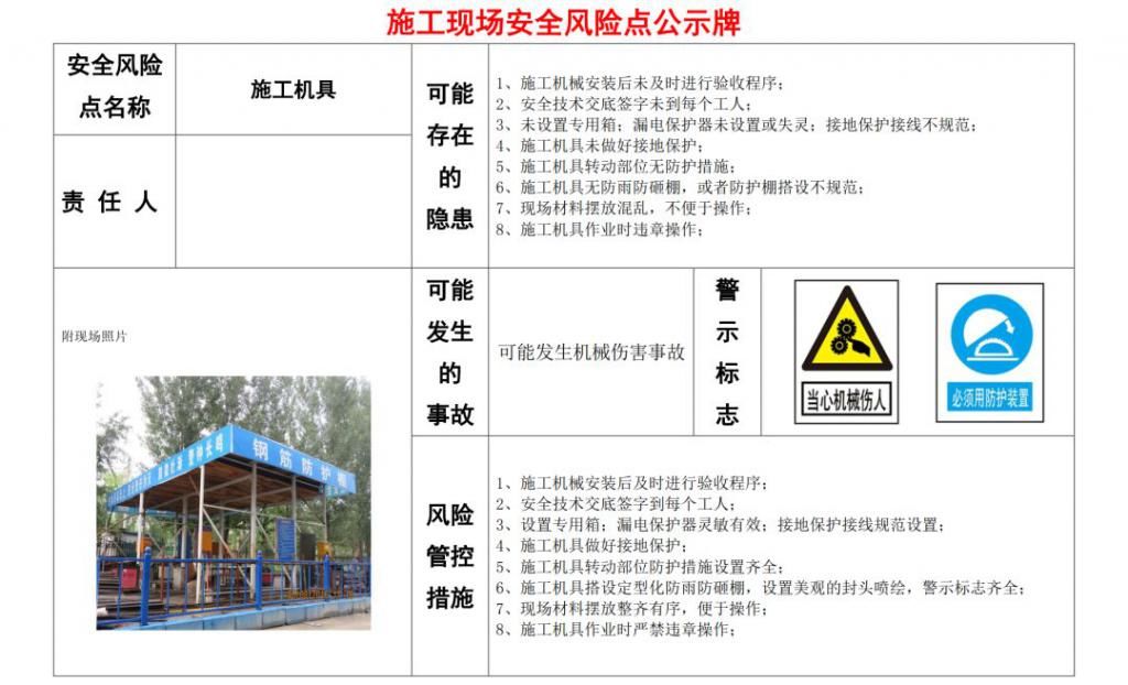  危险源|施工现场危险源安全告知卡、告知牌，都在这里了！