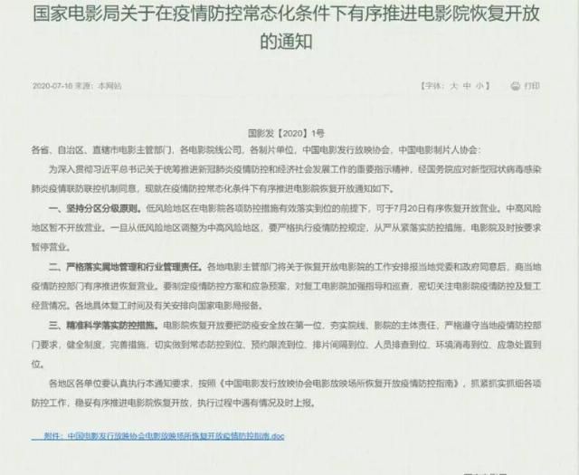  电影院|院线复工首日：新片仅4部，票房破270万，北京等地尚未准备好