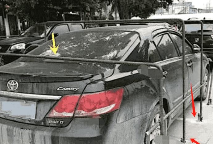 车主|私人停车位屡次被霸占，业主连夜造出“鸟笼子”，别想开出来了