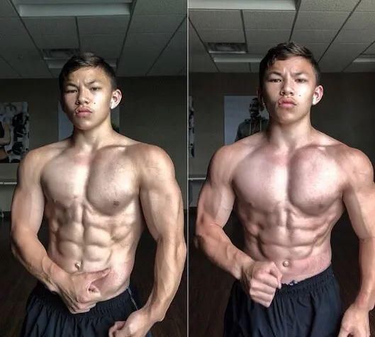 健身|17岁少年肌肉爆炸,体脂极低!极低体脂背后的饮食方法大公开!