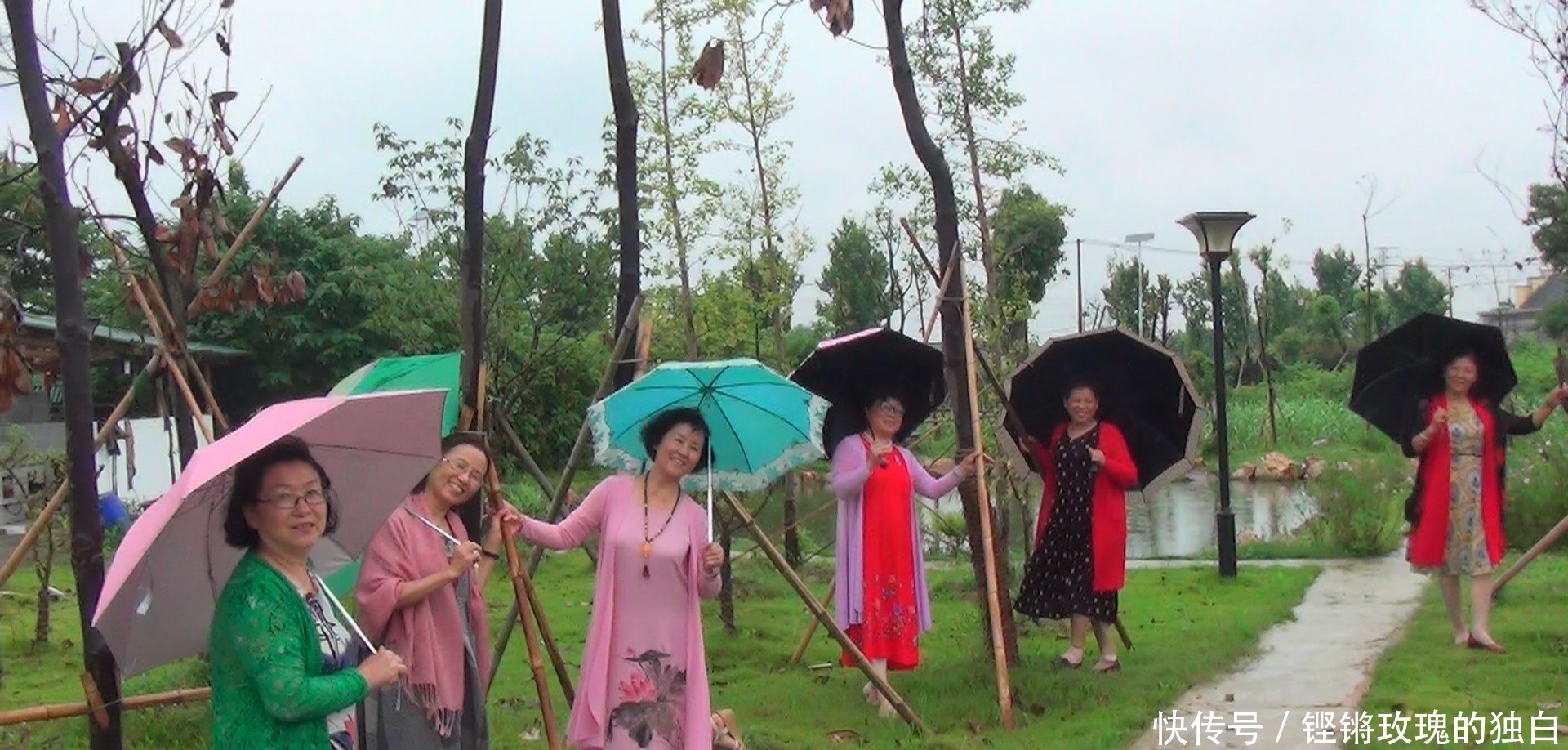 八中|马鞍山八中74届高中女生模特团:南京江宁竹庄生态园雨中走秀(音乐相册)