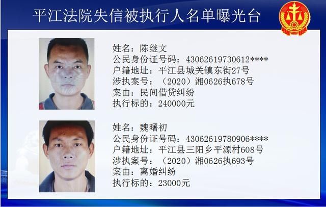  曝光|欠钱不还？岳阳又曝光一批！姓名、照片全都有