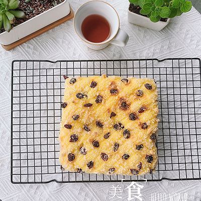  面包|卡士达蔓越莓面包