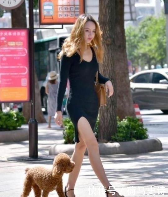  大气|街拍：身材圆润的小姐姐，轮廓性感分明，唯美大气