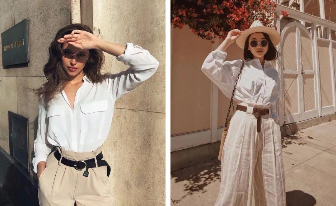  纸袋|衬衫+纸袋裤=今夏巨in混搭，美到不像话！