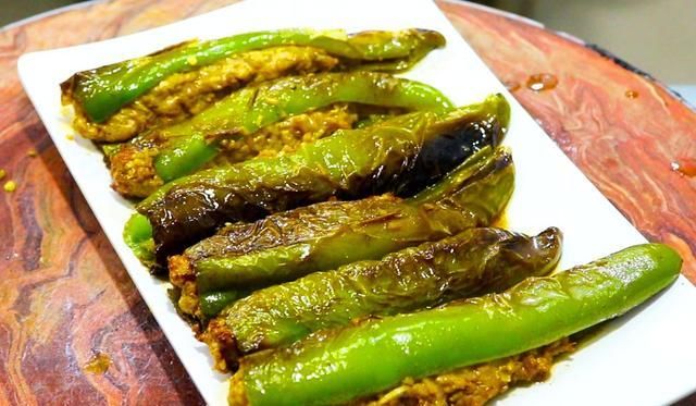  入味|馋哭隔壁小孩的“青椒酿肉”出教程啦，好吃入味下饭，真解馋