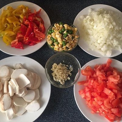  披萨|火腿鸡丁时蔬披萨