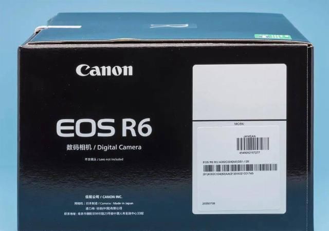  EOS|入门但不低端，Canon EOS R6开箱