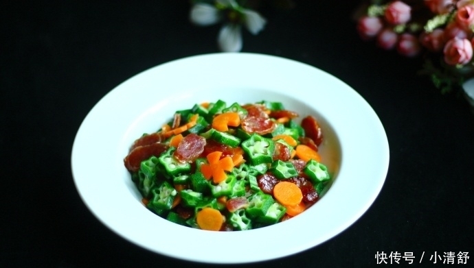  秋葵|秋葵第一次这么做，又简单又营养，不吃秋葵的孩子都夸太好吃