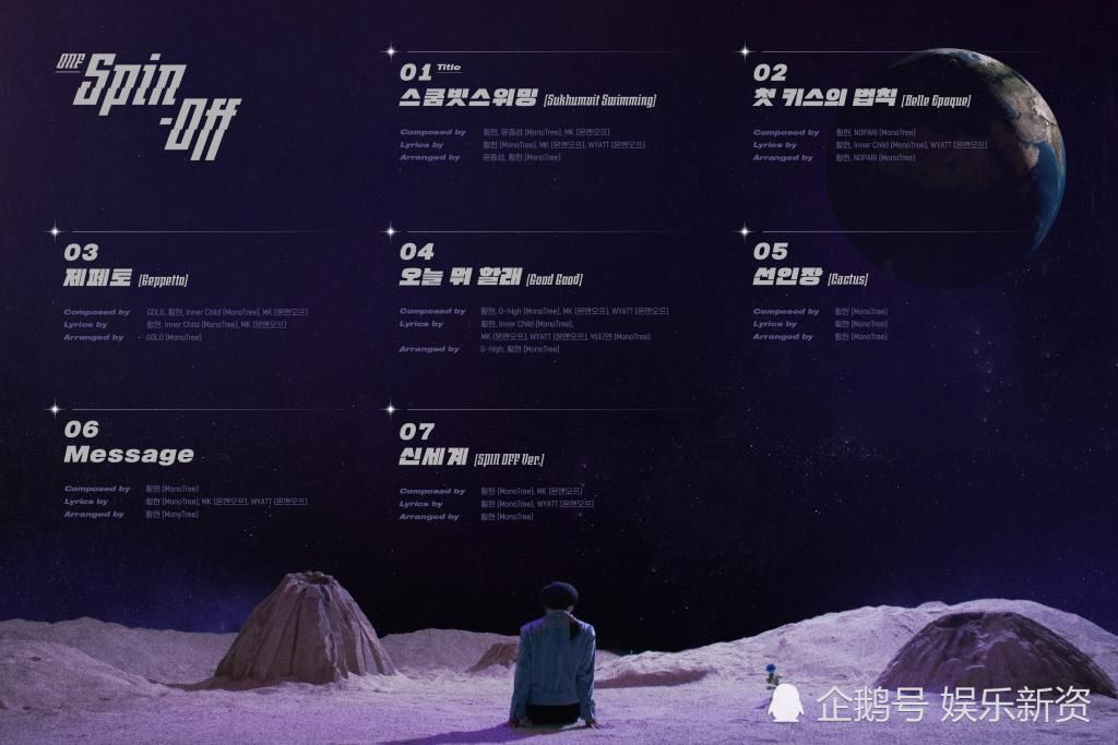  迷你|韩国人气男团ONF，即将发行他们的迷你5辑，其中6首都有成员参与创作！