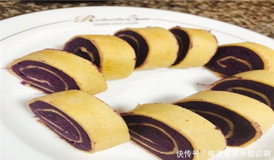 接下来|营养又好吃的紫薯卷,是孩子们的最爱,最适合给孩子们做早餐