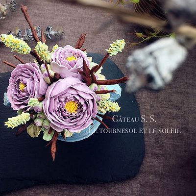  蛋糕|韩式裱花巧克力磅蛋糕