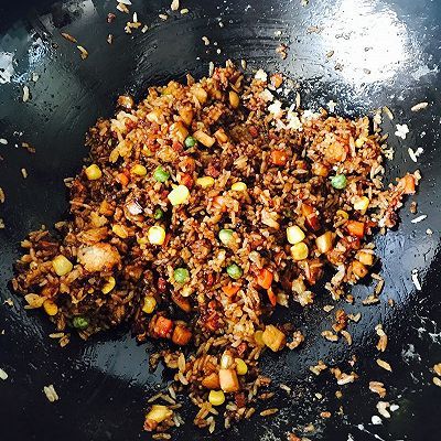  杏鲍菇|培根杏鲍菇酱油炒饭