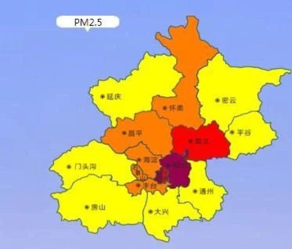 空气质量|受不利天气影响，北京城区空气质量已达中度污染水平