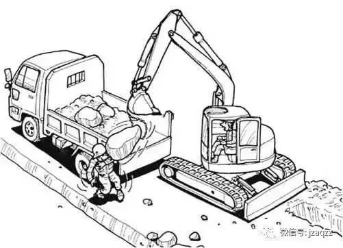  施工|【施工安全】卡通漫画，挖机施工避免这11个常见事故!