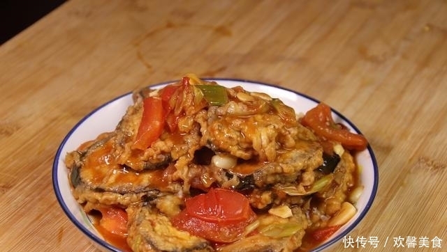 酸爽|茄夹最好吃的做法,加1个西红柿,酸爽开胃,好吃不油腻,解馋