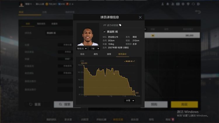  不合理|NBA2K：身价最不合理的袖珍型大前，能突能投，满突后却40万？