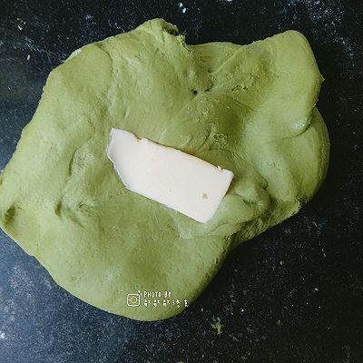  青汁|青汁蜜豆全麦欧包