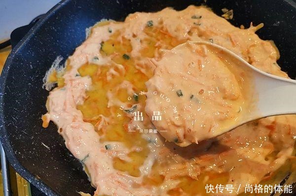搅拌均匀|10分钟早餐饼,拌一拌,煎一煎即可出锅上桌,连菜也省了