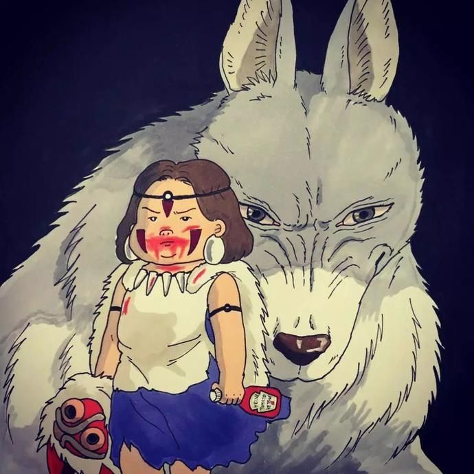  画家|日本插画家专门“抹黑”宫崎骏动画，却引来无数人点赞，画风简直...
