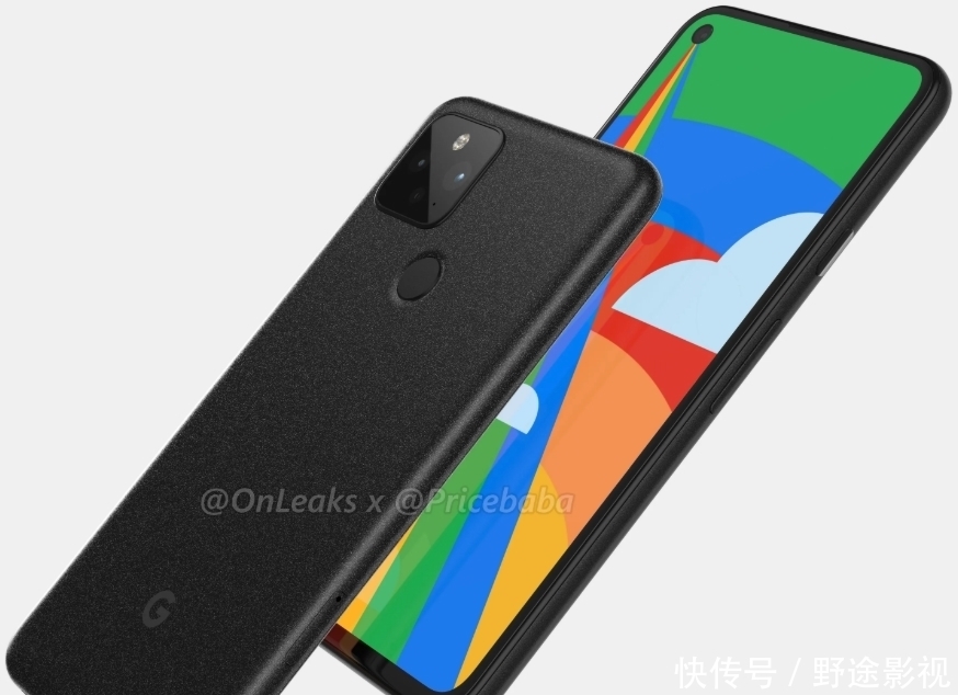  渲染|谷歌Pixel 4a 5G、Pixel 5外观渲染图曝光