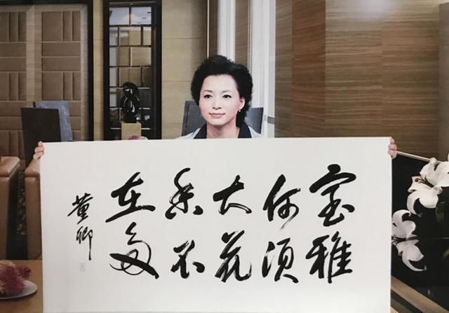  董卿|董卿人美笔好，书功不俗，被赞“腹有诗书气自华”，当之无愧