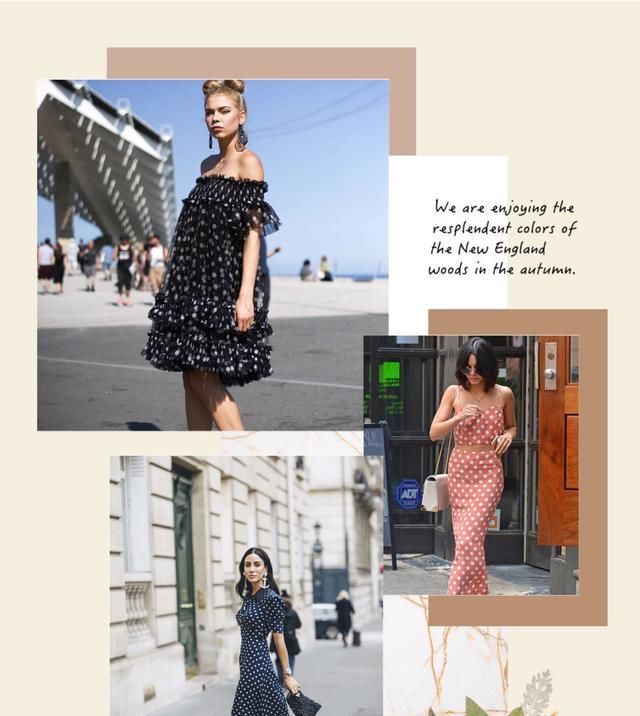 波点元素|波点时尚感这么强你不会还没有吧,潮流达人都在穿,别再犹豫了