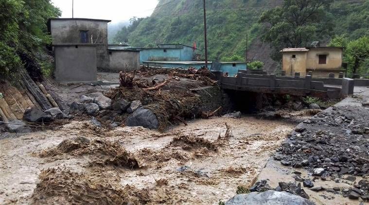 山区|印度北部山区强降雨引发山洪 已致3人死亡11人失踪