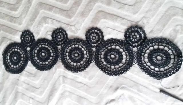 长裙|钩针编织一线连拼花半身裙，气质浪漫长裙你也可以织，附图解教程